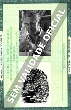 Imagem hipotética representando a carteira de identidade de Budd Schulberg