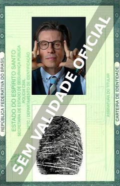 Imagem hipotética representando a carteira de identidade de Caito Maia