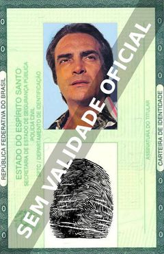 Imagem hipotética representando a carteira de identidade de Carlos Alberto