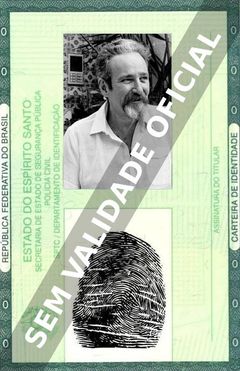 Imagem hipotética representando a carteira de identidade de Carlos Kroeber