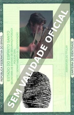 Imagem hipotética representando a carteira de identidade de Carlos Mendes