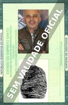 Imagem hipotética representando a carteira de identidade de Cassiano Carneiro