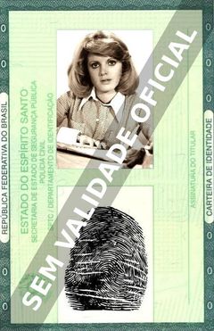 Imagem hipotética representando a carteira de identidade de Cristina Tejedor