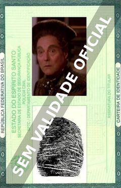 Imagem hipotética representando a carteira de identidade de Damian London