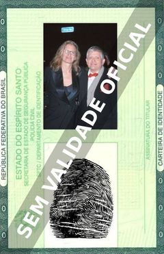 Imagem hipotética representando a carteira de identidade de David Hockney
