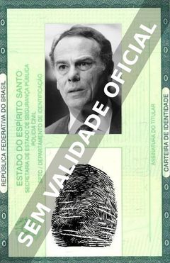 Imagem hipotética representando a carteira de identidade de Dean Stockwell