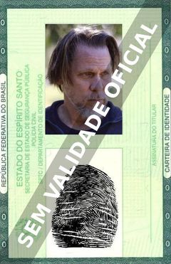 Imagem hipotética representando a carteira de identidade de Don Harvey