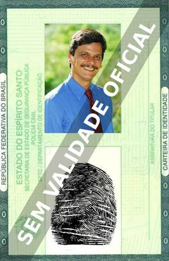 Imagem hipotética representando a carteira de identidade de Duda Ribeiro
