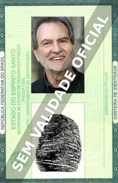 Imagem hipotética representando a carteira de identidade de Edgar Reitz