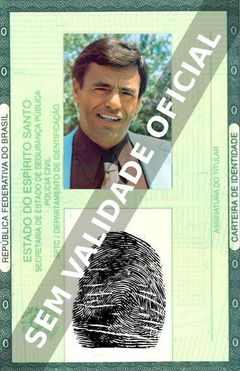 Imagem hipotética representando a carteira de identidade de Edson França