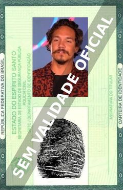 Imagem hipotética representando a carteira de identidade de Eliezer (BBB22)