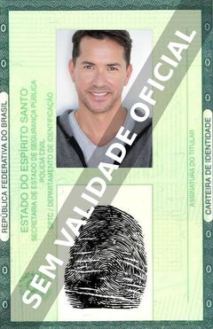Imagem hipotética representando a carteira de identidade de Eric Dean