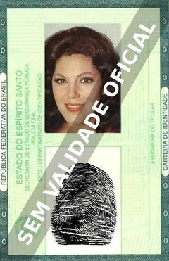 Imagem hipotética representando a carteira de identidade de Ester Góes