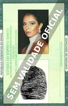 Imagem hipotética representando a carteira de identidade de Fátima Freire