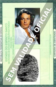 Imagem hipotética representando a carteira de identidade de Fausto Rocha