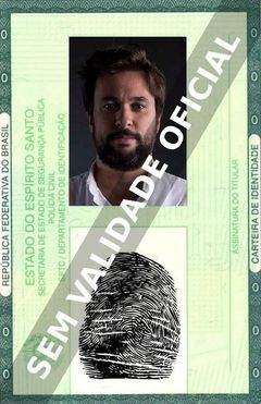 Imagem hipotética representando a carteira de identidade de Felipe Braga