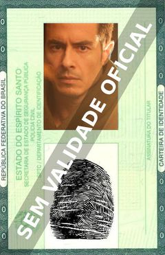 Imagem hipotética representando a carteira de identidade de Felipe Folgosi