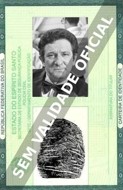 Imagem hipotética representando a carteira de identidade de Felipe Wagner
