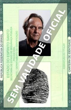 Imagem hipotética representando a carteira de identidade de Fernando Rodrigues