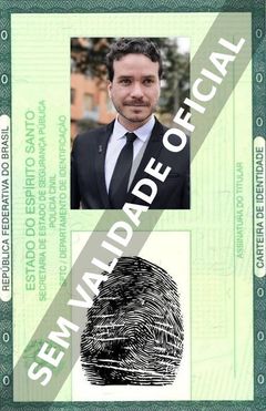 Imagem hipotética representando a carteira de identidade de Franártur Duque
