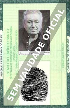 Imagem hipotética representando a carteira de identidade de Frank Beyer