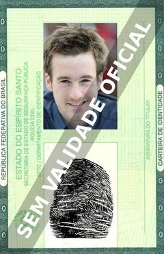Imagem hipotética representando a carteira de identidade de Grégoire Leprince-Ringuet