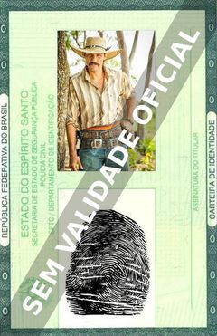 Imagem hipotética representando a carteira de identidade de Guito