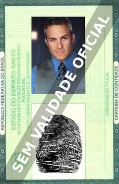 Imagem hipotética representando a carteira de identidade de Guy Nardulli