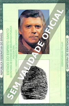 Imagem hipotética representando a carteira de identidade de Hélio Souto