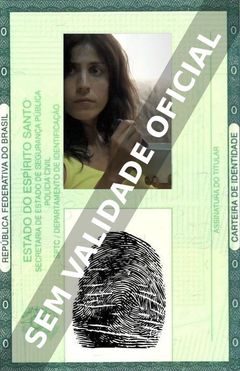 Imagem hipotética representando a carteira de identidade de Isabel Abreu