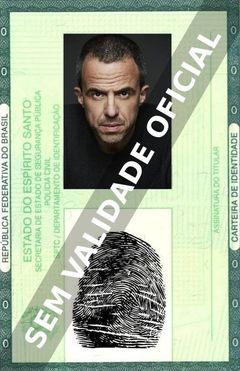 Imagem hipotética representando a carteira de identidade de Ivo Canelas