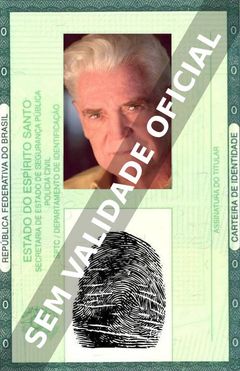 Imagem hipotética representando a carteira de identidade de Jack Betts