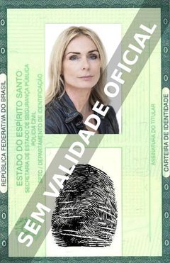 Imagem hipotética representando a carteira de identidade de Jacqueline Ramel