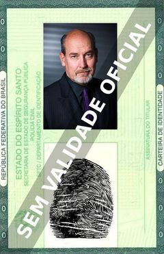 Imagem hipotética representando a carteira de identidade de James Healy Jr.