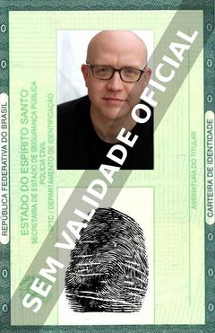 Imagem hipotética representando a carteira de identidade de Jared Shipley