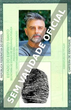 Imagem hipotética representando a carteira de identidade de Jason Crain