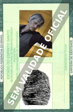 Imagem hipotética representando a carteira de identidade de Jason Spisak