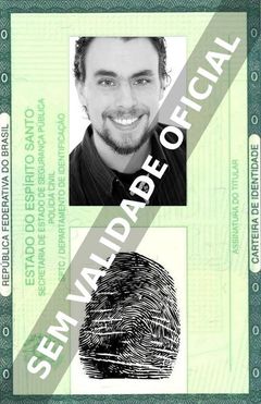 Imagem hipotética representando a carteira de identidade de Jesse Morris