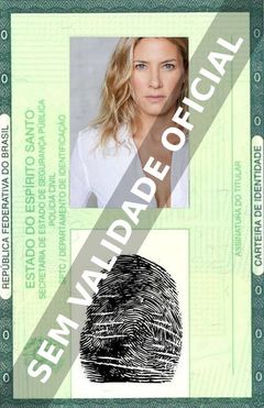 Imagem hipotética representando a carteira de identidade de Jessica Lindsey