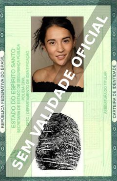 Imagem hipotética representando a carteira de identidade de Jessie Mei Li