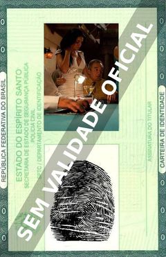 Imagem hipotética representando a carteira de identidade de Jesús Ochoa