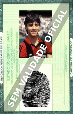 Imagem hipotética representando a carteira de identidade de Joachim Löw