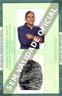 Imagem hipotética representando a carteira de identidade de João Guilherme