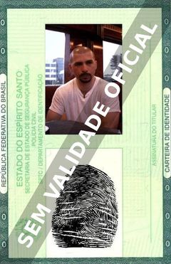 Imagem hipotética representando a carteira de identidade de John Dolmayan