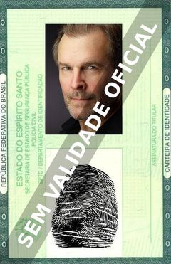 Imagem hipotética representando a carteira de identidade de John Hillner