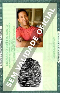 Imagem hipotética representando a carteira de identidade de John Marshall Jones