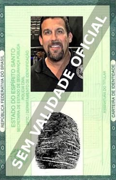 Imagem hipotética representando a carteira de identidade de John McCarthy