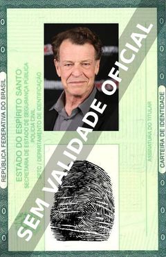 Imagem hipotética representando a carteira de identidade de John Noble