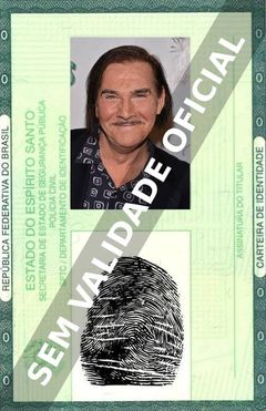 Imagem hipotética representando a carteira de identidade de John Paragon