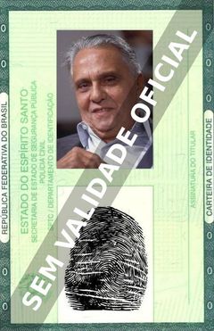 Imagem hipotética representando a carteira de identidade de Jorge Dória